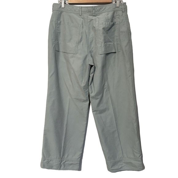 Horny Toad Pale Blue Wide Leg Crop Pants Size 8‎ - Picture 4 of 7